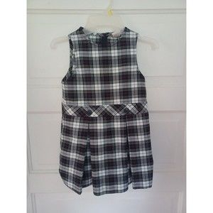 Rifle GIRLS MULTI-COLOR PLAID SCHOOL UNIFORM DRESS (6) Green Red White Yellow